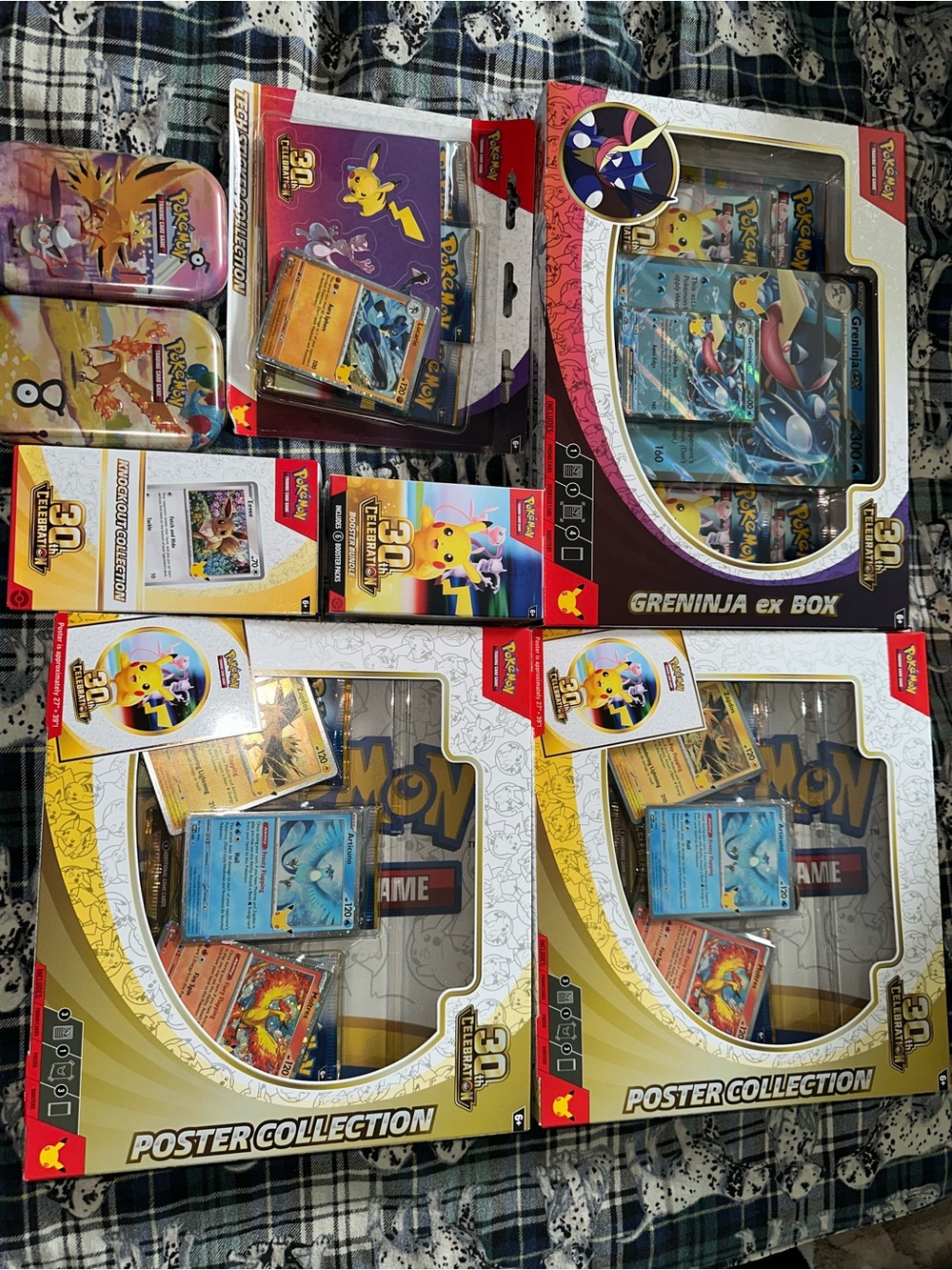 New Pokemon 30th Collection Lot Greninja EX box lot